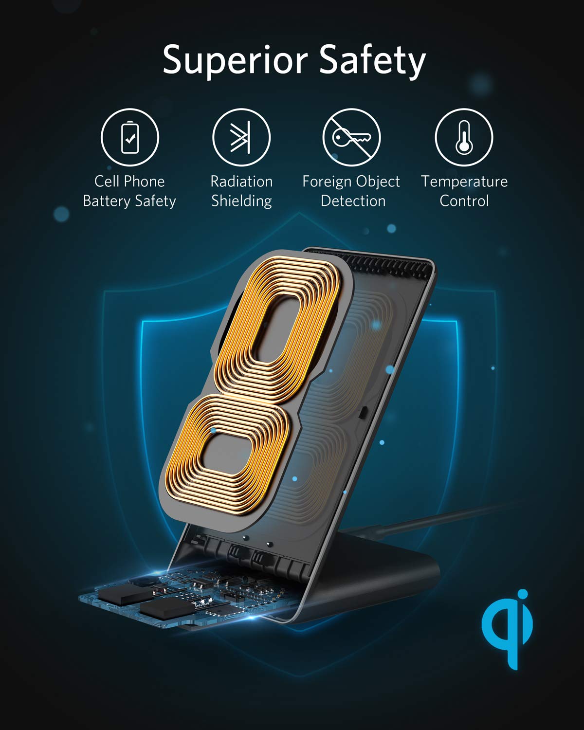 Anker <b>313</b> Wireless Charger (Stand) - The Closet