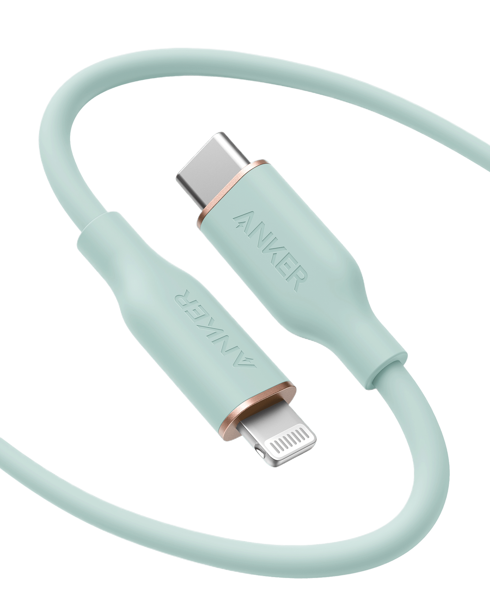 Anker <b>641</b> USB-C to Lightning Cable (Flow, 3 ft Silicone) - The Closet