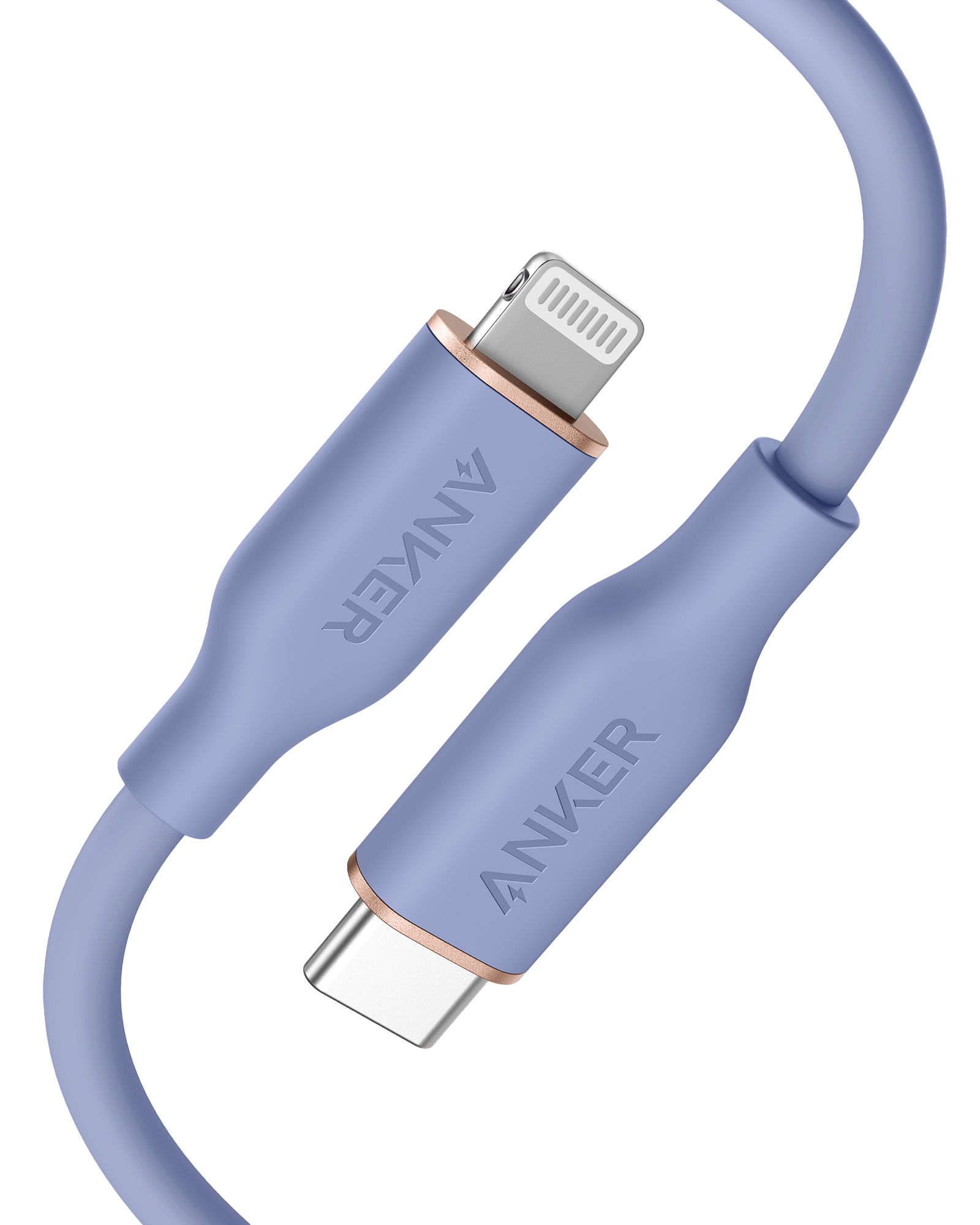 Anker <b>641</b> USB-C to Lightning Cable (Flow, 3 ft Silicone) - The Closet