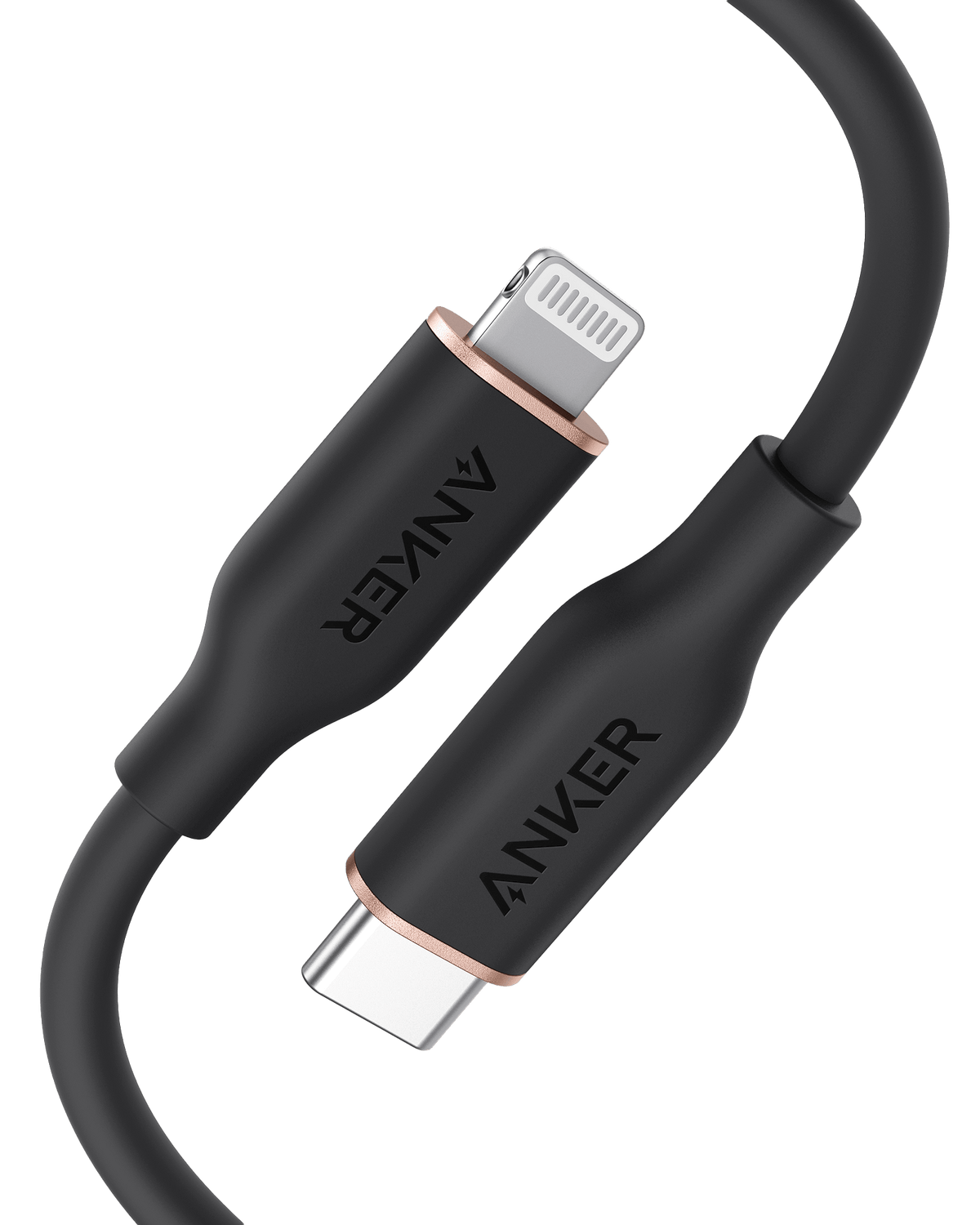 Anker <b>641</b> USB-C to Lightning Cable (Flow, 3 ft Silicone) - The Closet