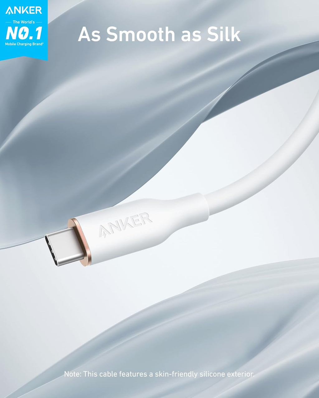 Anker <b>643</b> USB-C to USB-C Cable (Flow, Silicone) - The Closet
