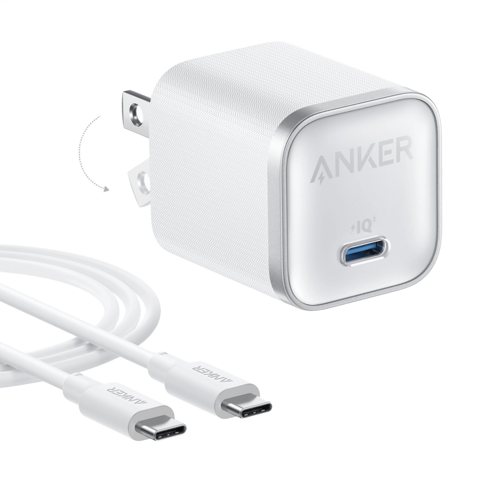 Anker Nano Charger (45W) with USB-C to USB-C Cable - The Closet