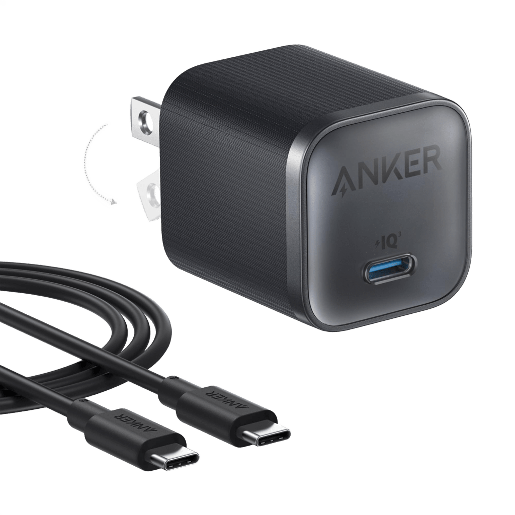 Anker Nano Charger (45W) with USB-C to USB-C Cable - The Closet