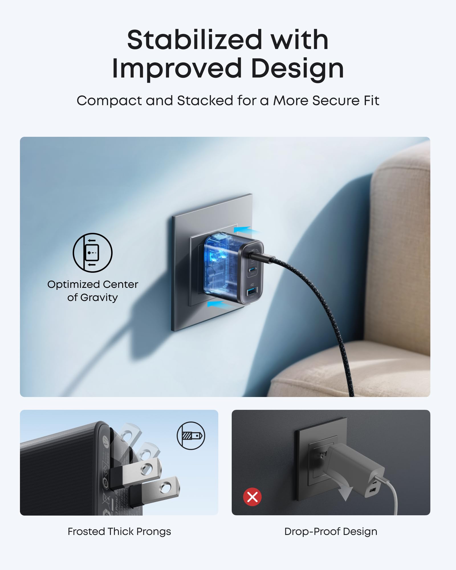 Anker Nano Charger (70W, 3 Ports) - The Closet