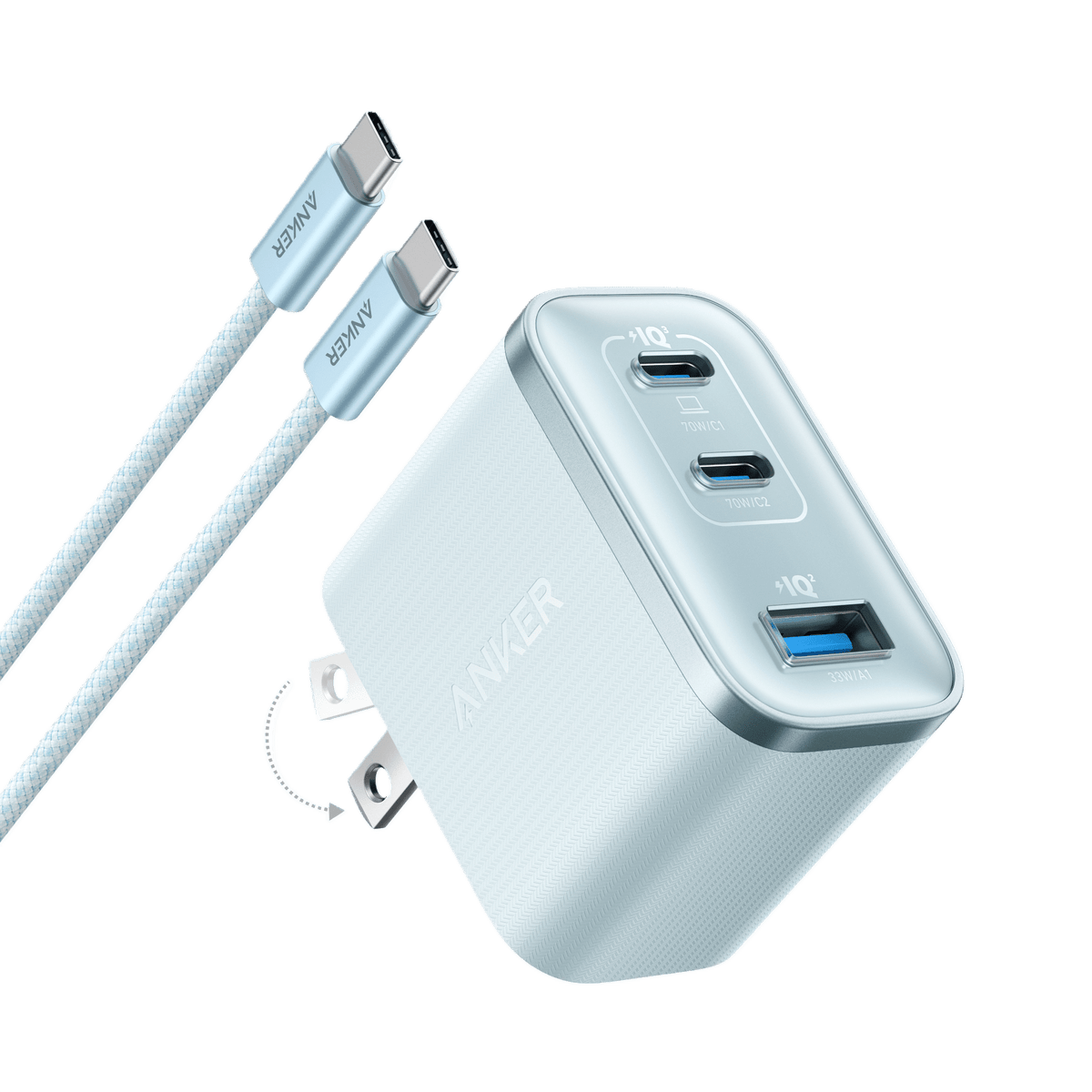 Anker Nano Charger (70W, 3 Ports) - The Closet