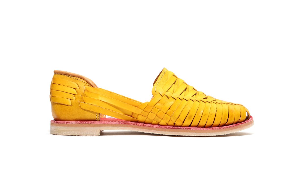 Cross Woven Huarache Mango - The Closet