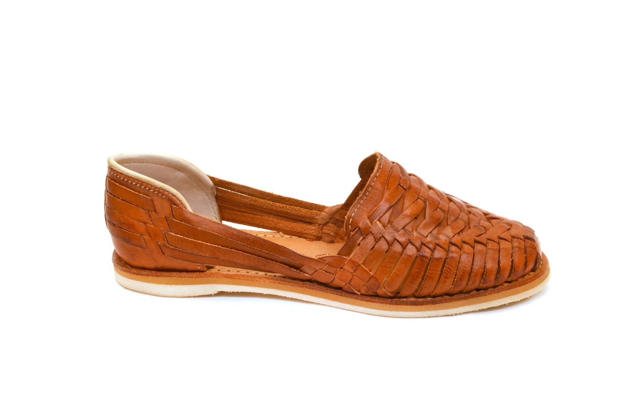 Cross Woven Huarache Walnut - The Closet