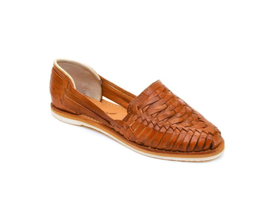 Cross Woven Huarache Walnut - The Closet