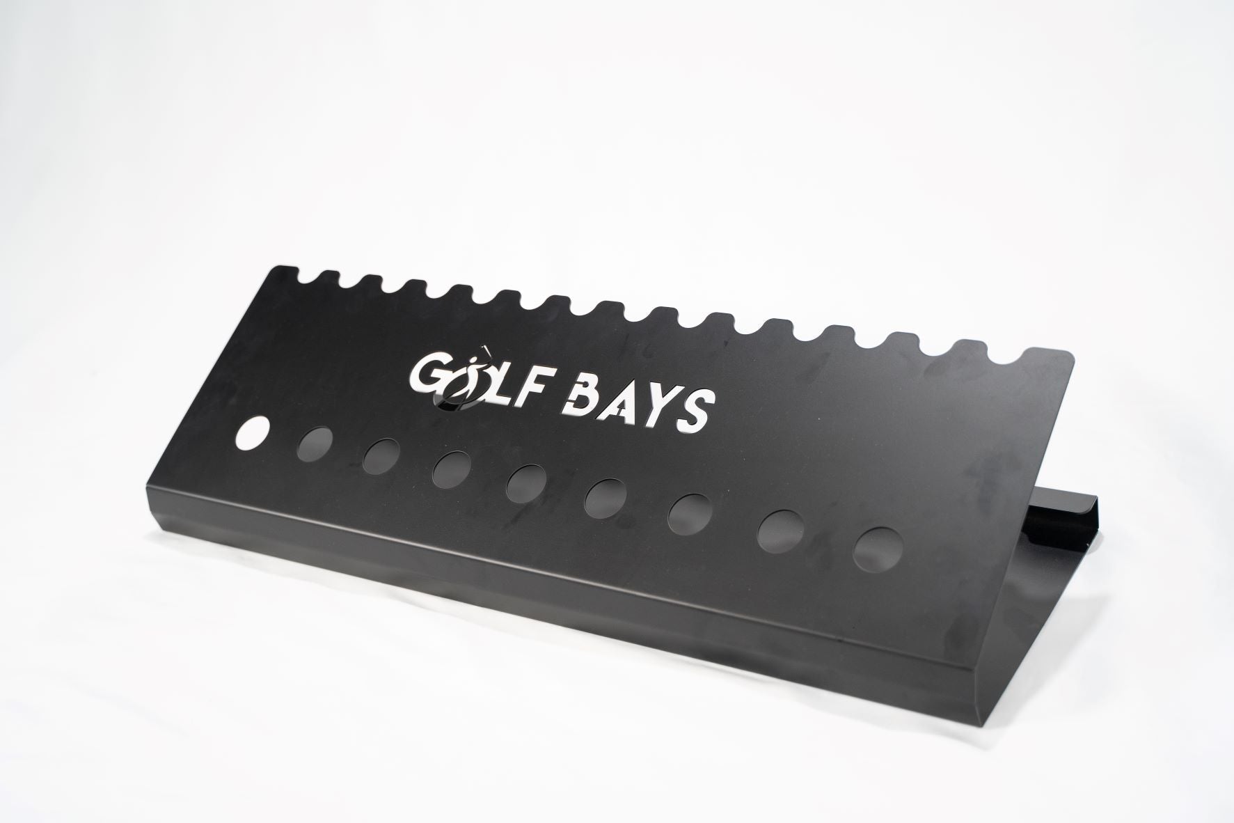 GolfBays Club Display Rack, Holds 14 Clubs & 9 Golf Balls , Indoor Golf Storage - The Closet