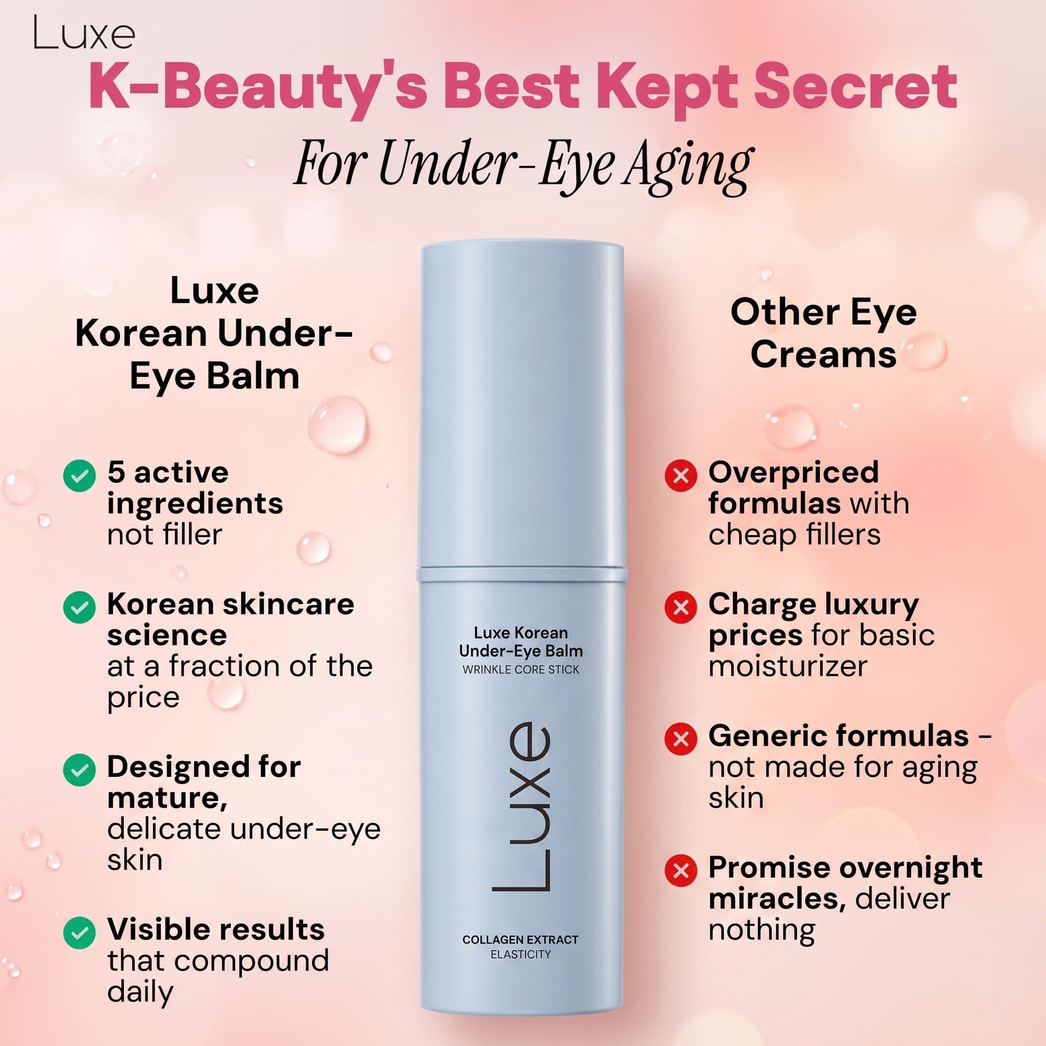 Luxe - Korean Under-Eye Balm - The Closet