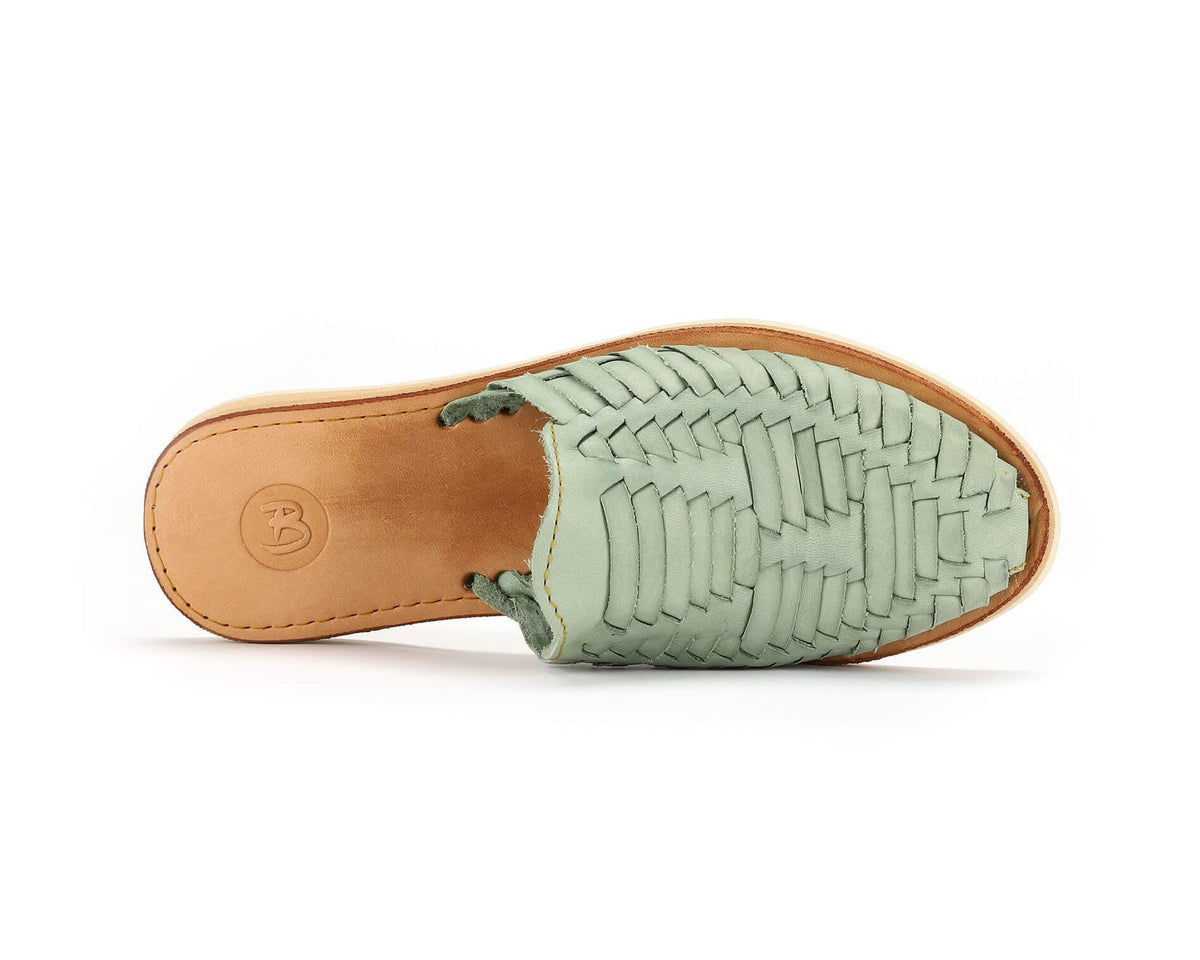 Marbella Huarache Slip-On Teal - The Closet