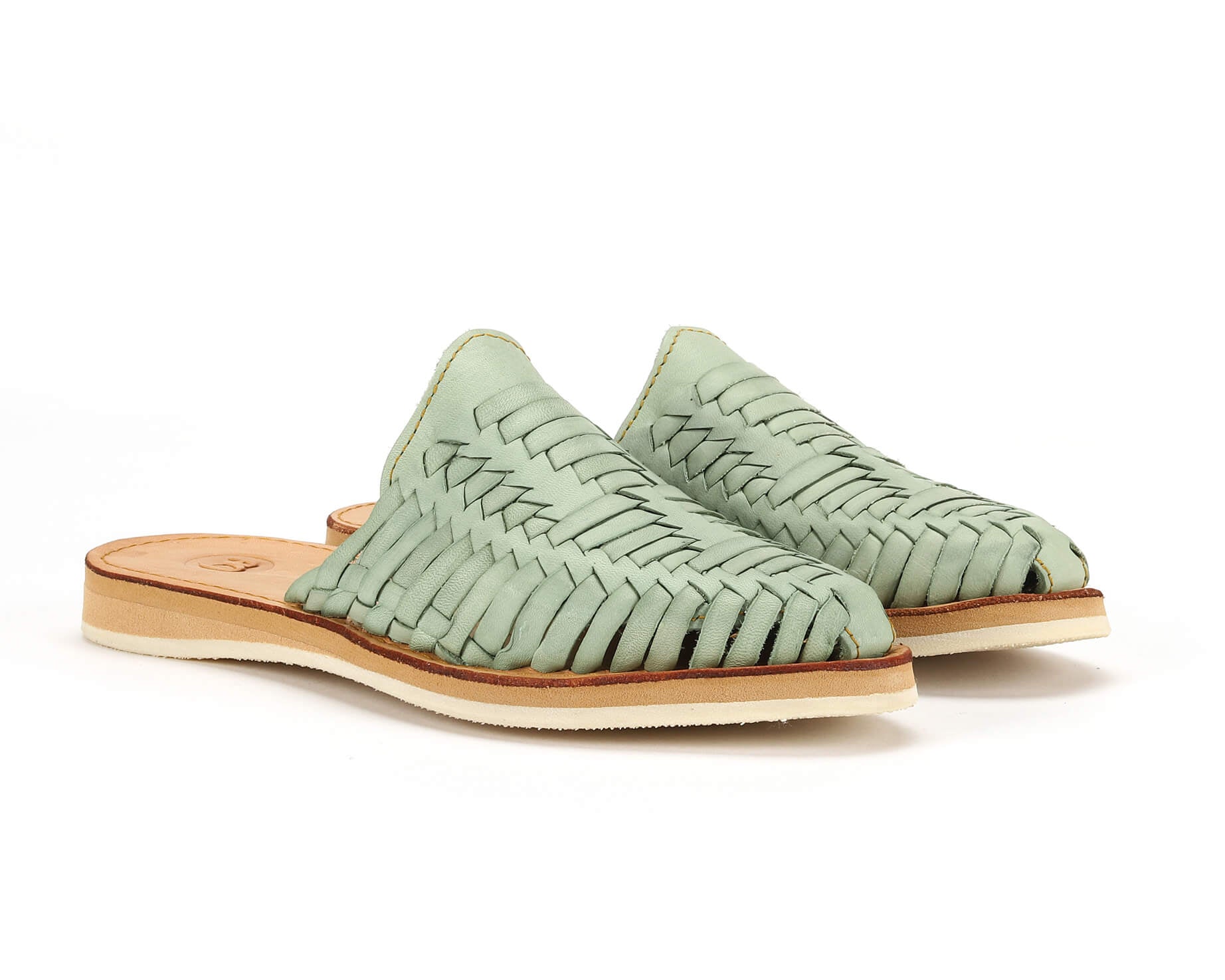 Marbella Huarache Slip-On Teal - The Closet