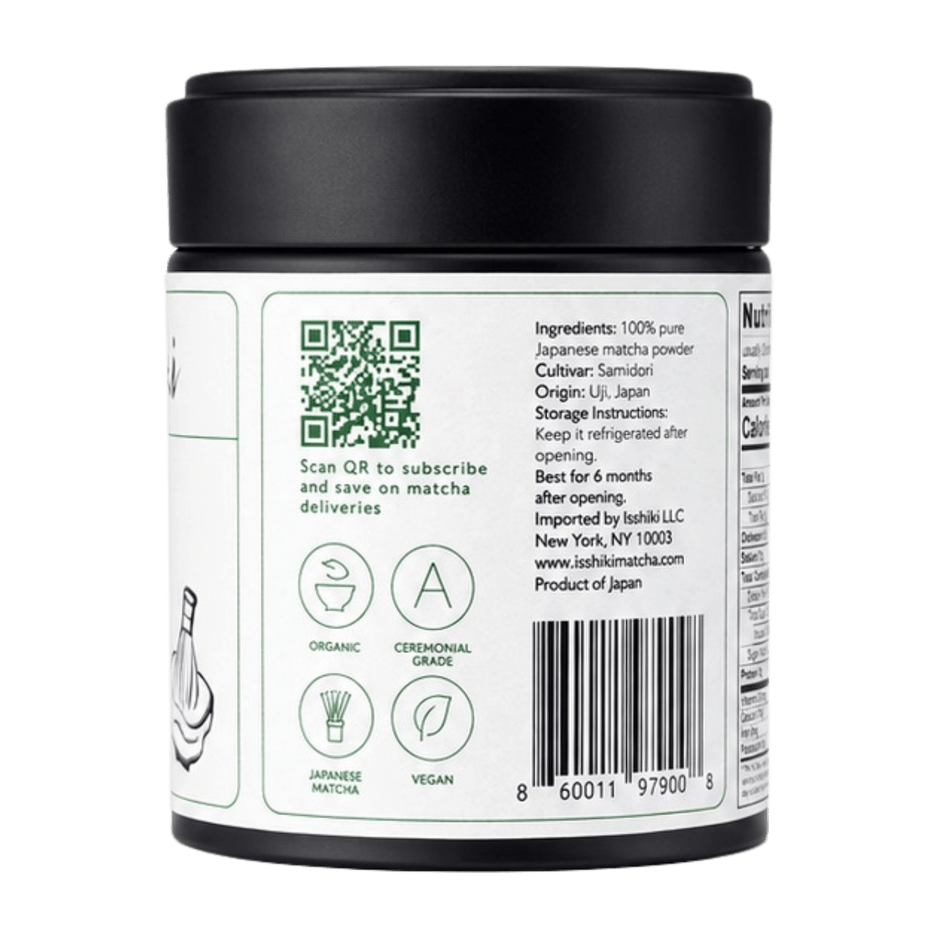 Samidori Single Cultivar Matcha - The Closet