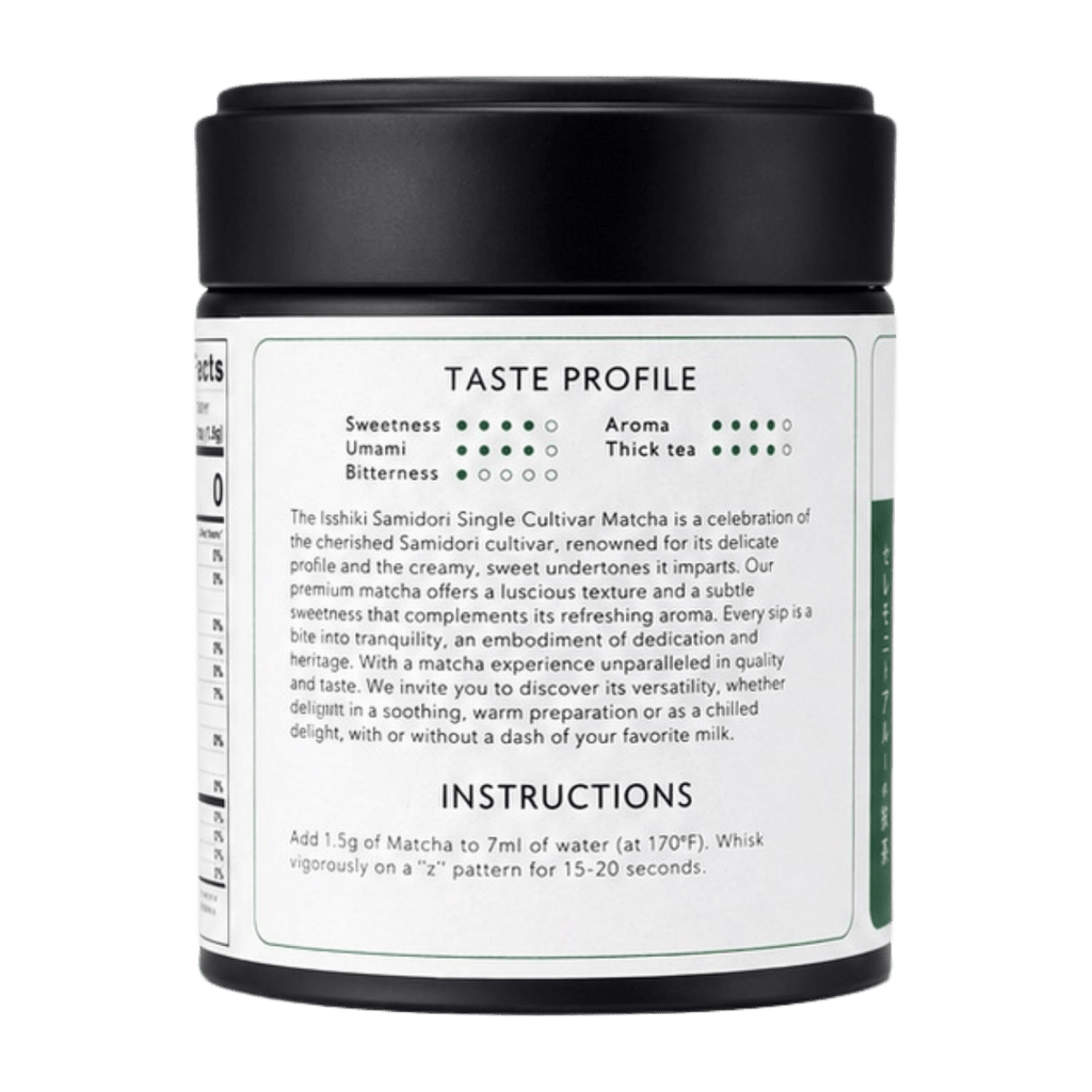 Samidori Single Cultivar Matcha - The Closet