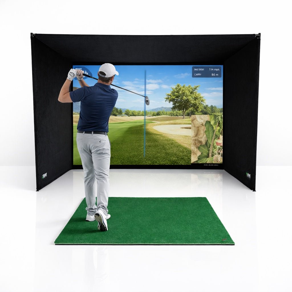 SimBox Golf Simulator Enclosure - 7 sizes available - The Closet