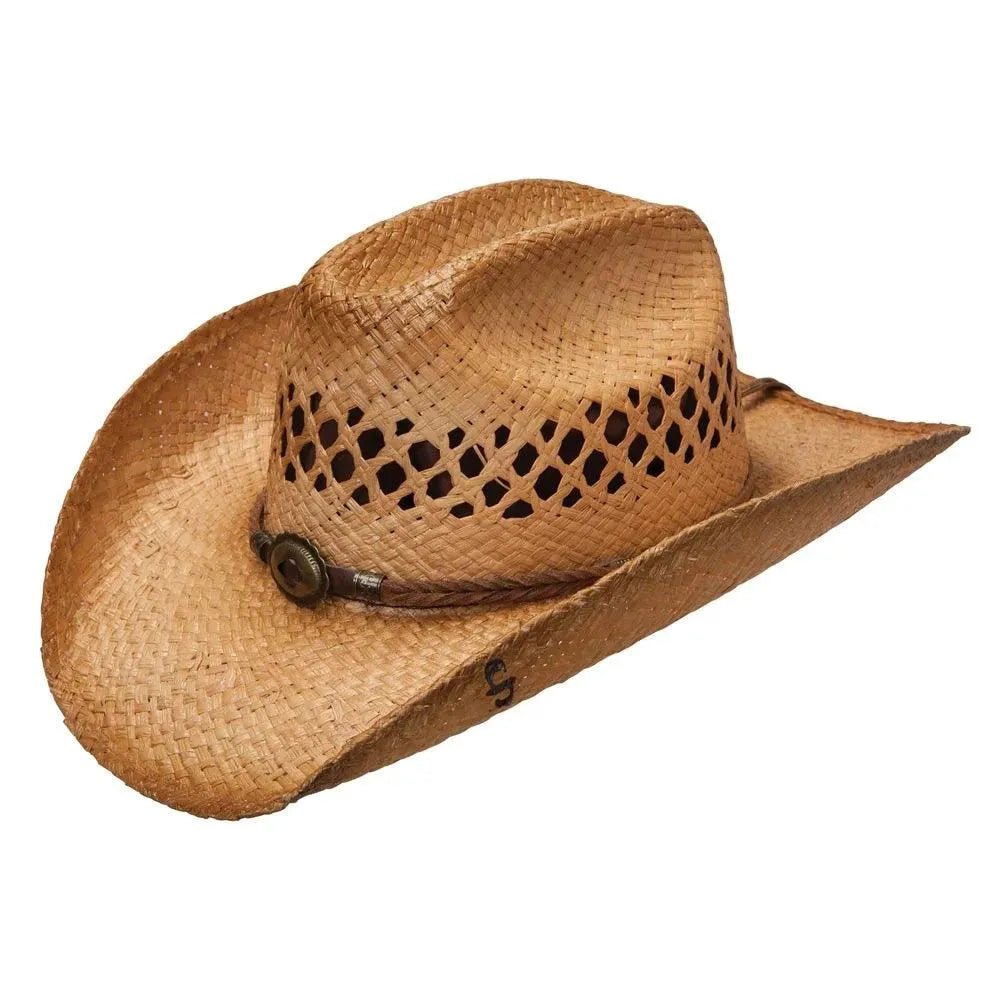 Stetson Big River – Shapeable Straw Cowboy Hat - The Closet