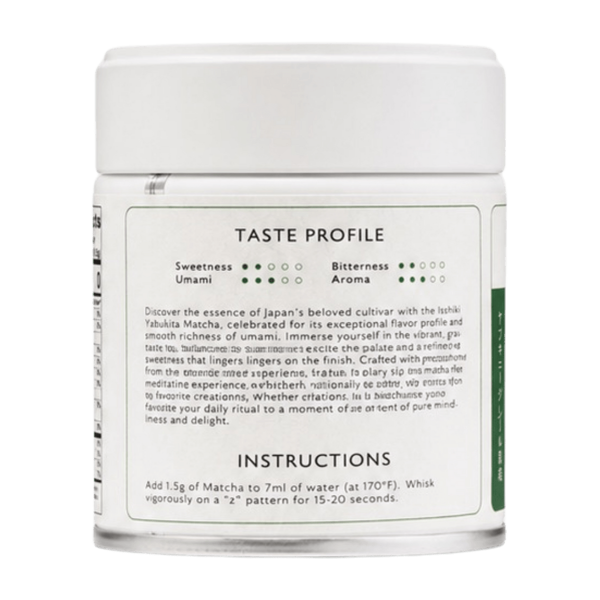 Yabukita Single Cultivar Matcha - The Closet